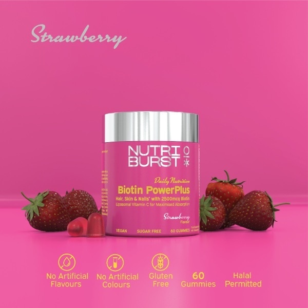 Nutriburst Biotin Powerplus 60 Gummies