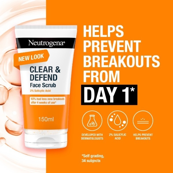 Neutrogena Spot Controlling Facial Scrub 150ml