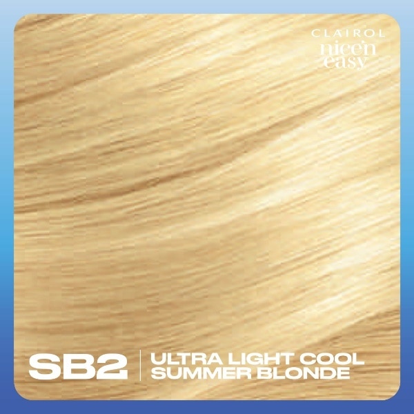 Clairol Nice'n Easy Hair Dye SB2 Ultra Light Summer Blonde
