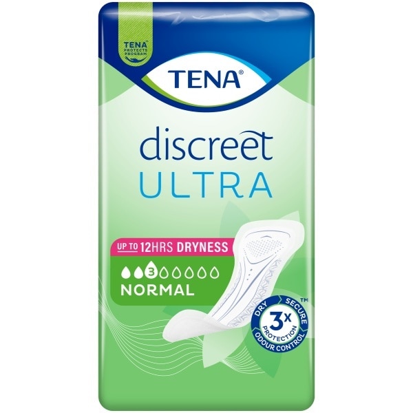 Tena Discreet Ultra Pads Normal 8x16s