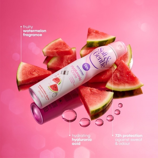 Soft&gentle Hyaluronic 72H Deodorant Watermelon