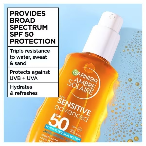Ambre Solaire Uv Water Spf50 150ml