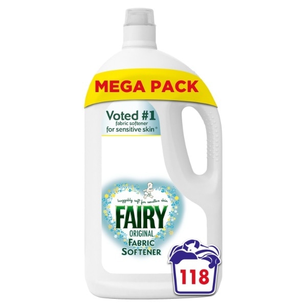 Fairy Original Fabric Conditioner, 118 Washes, 3.894L