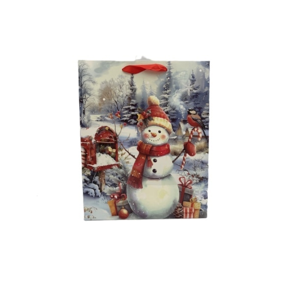 Large Bag - Christmas Style Snowman