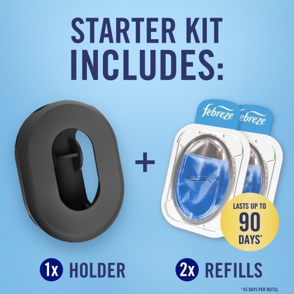 Febreze Bin Holder 2 Refill Cotton