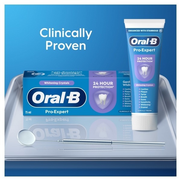 Oral-B Pro Expert Healthy Whitening Toothpaste Twin Pack 2 x 75ml