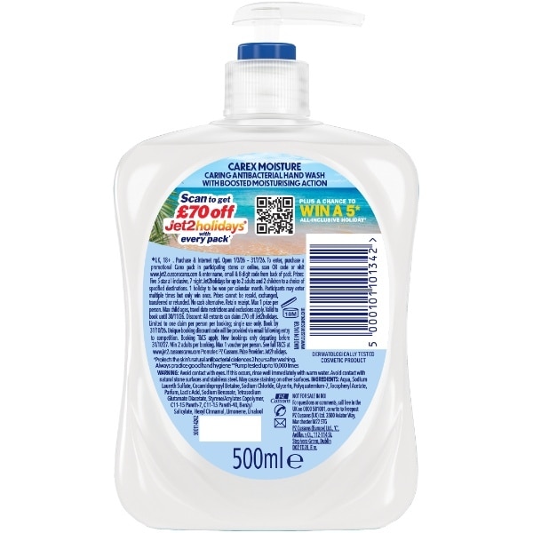 Carex Moisture Handwash 500ml