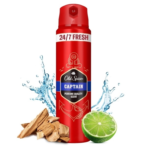 Old Spice Captain Deodorant Spray 200Ml