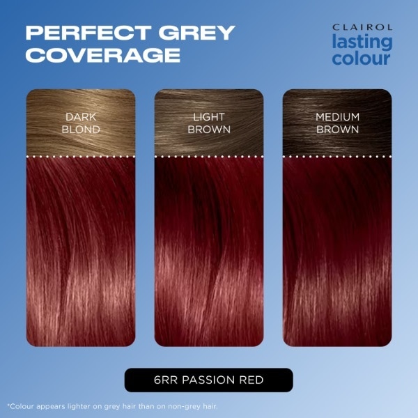 Clairol Lasting Colour Permanent Hair Dye - 6Rr Passion Red