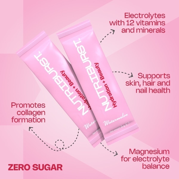 Nutriburst Hydration + Beauty  7 Sachet Sticks