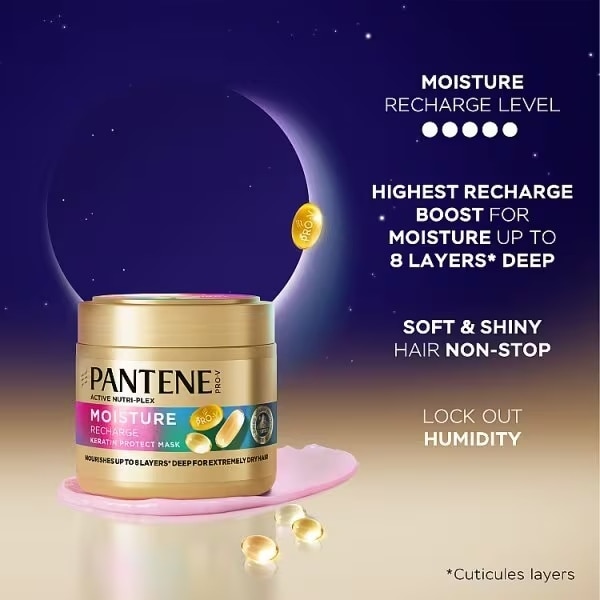 PANTENE MOISTURE PRO-V HAIR MASK 300ML