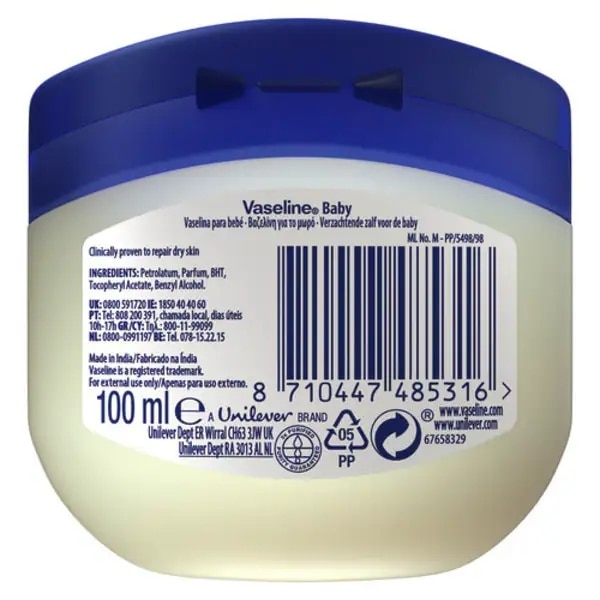 Vaseline PJ Cocoa Jar 100ml
