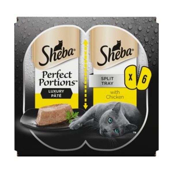Sheba Perfect Portions Adult Wet Cat Food Chicken Loaf Tray
