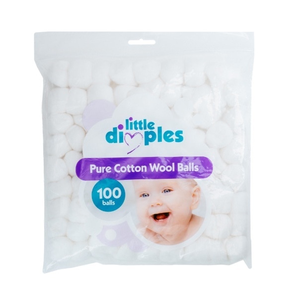 Little Dimples Cotton Wool Balls 100s