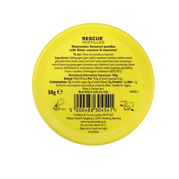 Rescue Pastilles Watermelon 50g