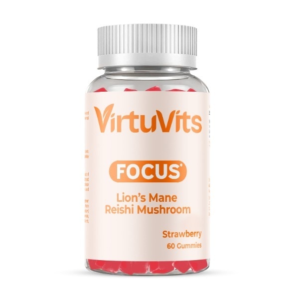 Virtuvits Lions Mane & Reishi Mushroom 60 Gummies
