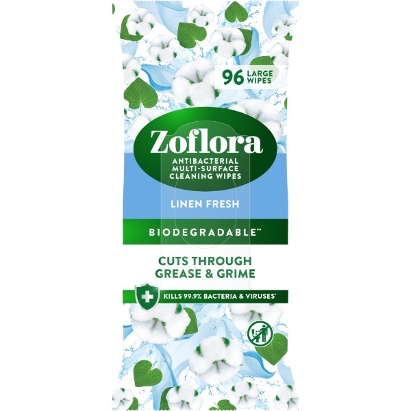 Zoflora Mp Wipes Linen Fresh 96S